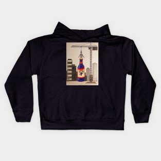 Mammoth Bottle of Wine Kids Hoodie